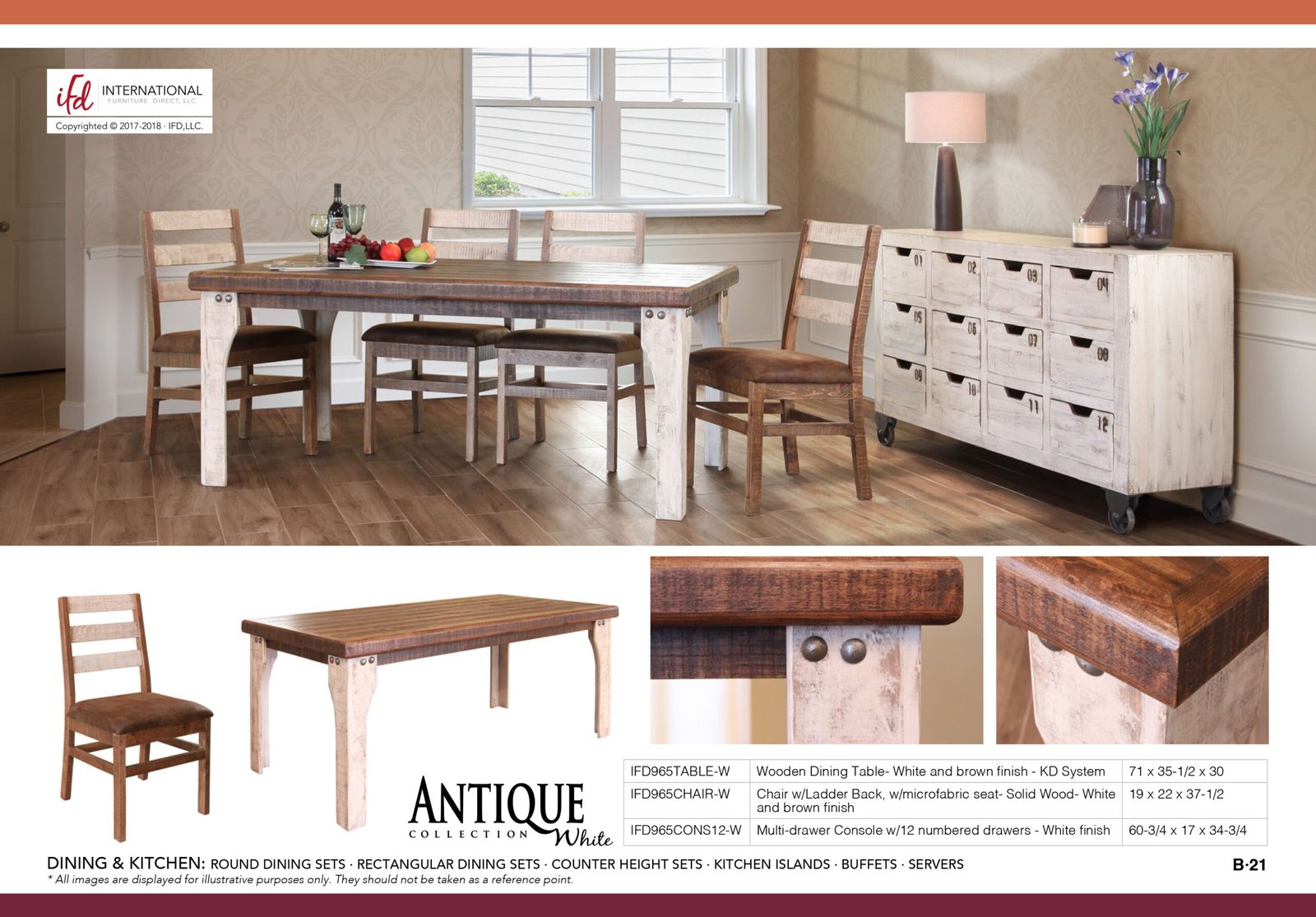Antique Colleciton White b21 - Image 3