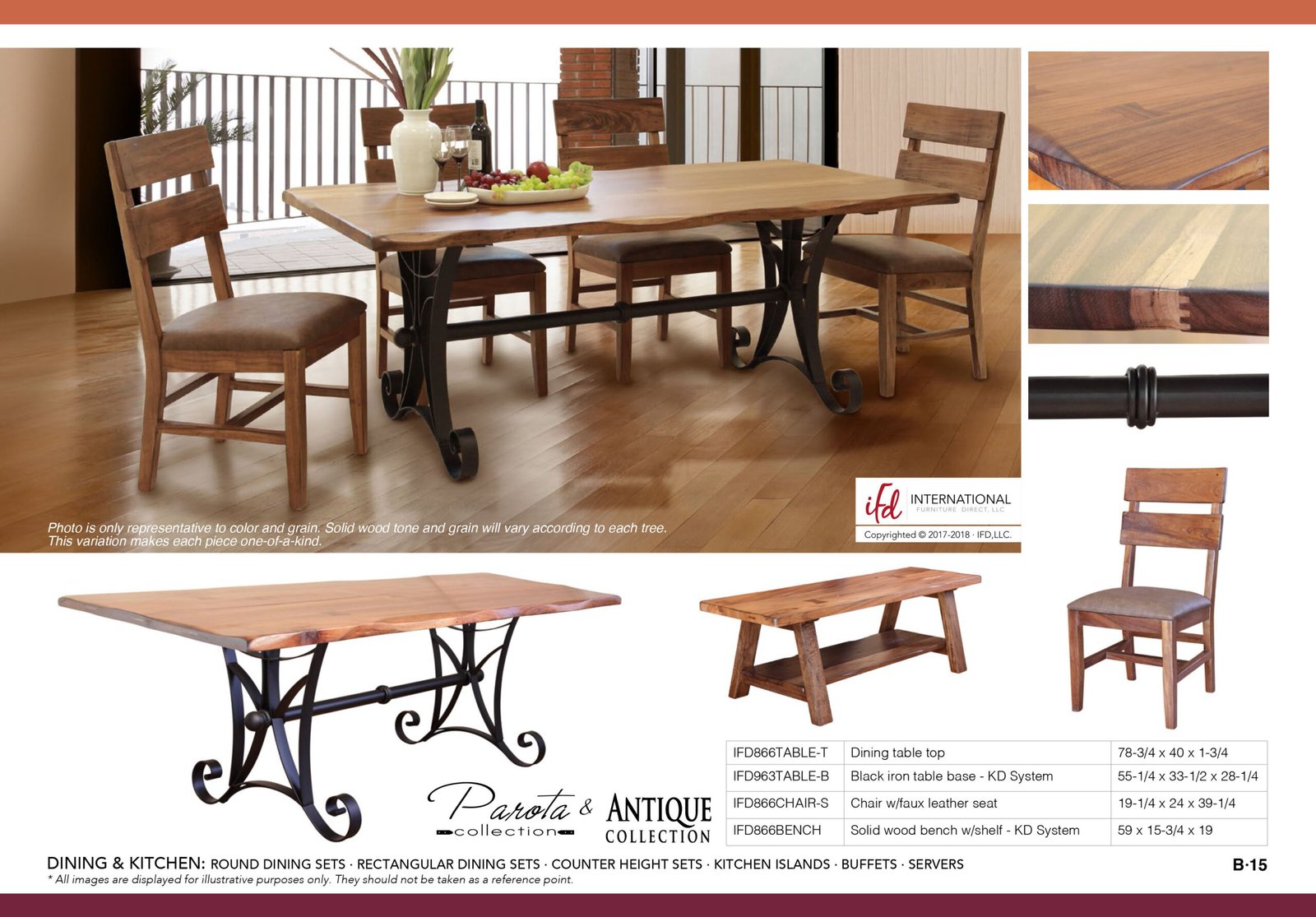Parota Antique b15 - Image 3